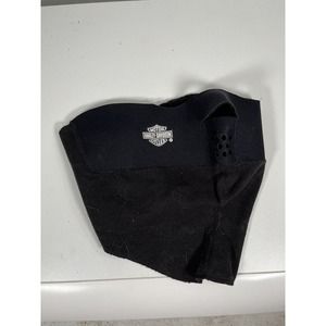 Harley-Davidson Black Fleece Neck Gaiter Warmer Face Mask Size-M- Half Balaclava